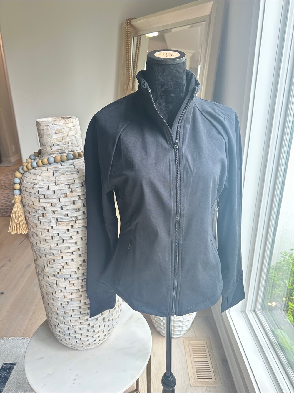 Yogalicious Black Zip-Up Utility Jacket